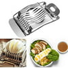 Lucky Fitness 1Pcs Stainless Steel Boiled Egg Slicer Section Cutter Mushroom Tomato Cutter Kitchen Tool New Kitchen Accessories