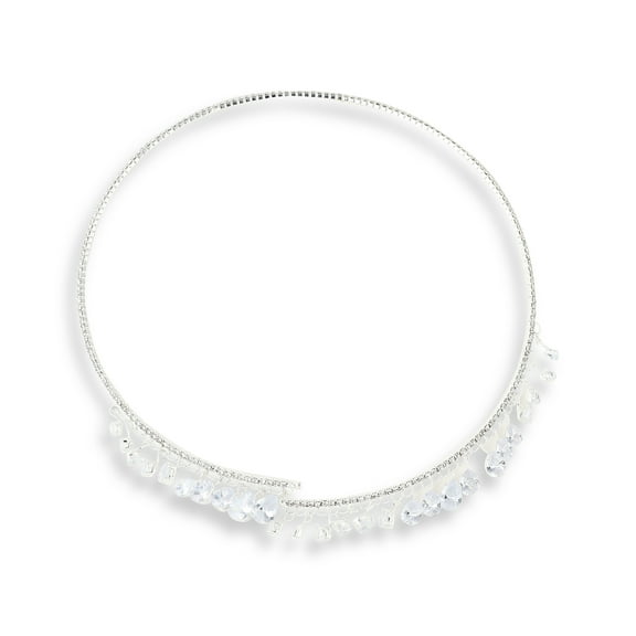 SOHI Silver-Plated Necklace