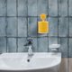 thumbnail image 4 of Portacepillos de dientes de pared con vaso, autodrenante, organizador de cepillos de dientes para baño, sin taladro, vaso de plástico amarillo, 4 of 8