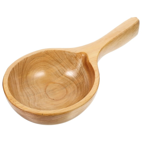 Wooden Sauna Scoop Ladle Bathing Spoon Water Scoop Bath Shower SPA Accessory