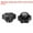 Black, variant on 6 Pieces Star Knobs M10 Thread 48mm 6-Point Head Metal Insert Non-Through Hole Threaded Hand Knob Black