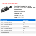 thumbnail image 2 of Front Right Strut and Coil Spring Assembly - Compatible with 2002 - 2006 Nissan Sentra 2003 2004 2005, 2 of 2