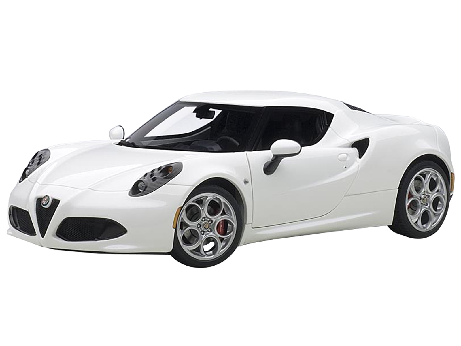 Alfa Romeo 4C Glossy White 1/18 Model Car by Autoart