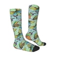 thumbnail image 3 of Fotbe Retro Seamless Flying Butterflies print Women's Men's Novelty Crew Socks Cotton Socks Knee High Socks for Walking,Running,Nurses,Pregnancy, 3 of 9