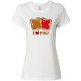 thumbnail image 3 of Inktastic I Love PBJ 2 Women's T-Shirt, 3 of 5