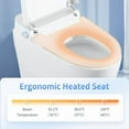 thumbnail image 5 of LivelyAant Tankless Smart Toilet with Built-In Bidet, One-Piece Design, Heated Seat, Auto Flush, Warm Water & Dryer, Remote Control, 5 of 10