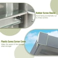 thumbnail image 2 of mteryoing 5'x3' Outdoor Storage Shed With Leak Proof Roof 16 Air Vents Key Lock Galvanized Steel Garden Shed For Lawn Backyard Patio, 2 of 5