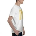 thumbnail image 3 of Mcdonald'S Logo Men'S Basic Short Sleeve T-Shirt Fashion White 6x-Large, 3 of 8