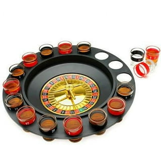 Maxam SPROULT 11 1/2, 16 Shot Drinking Roulette Set 