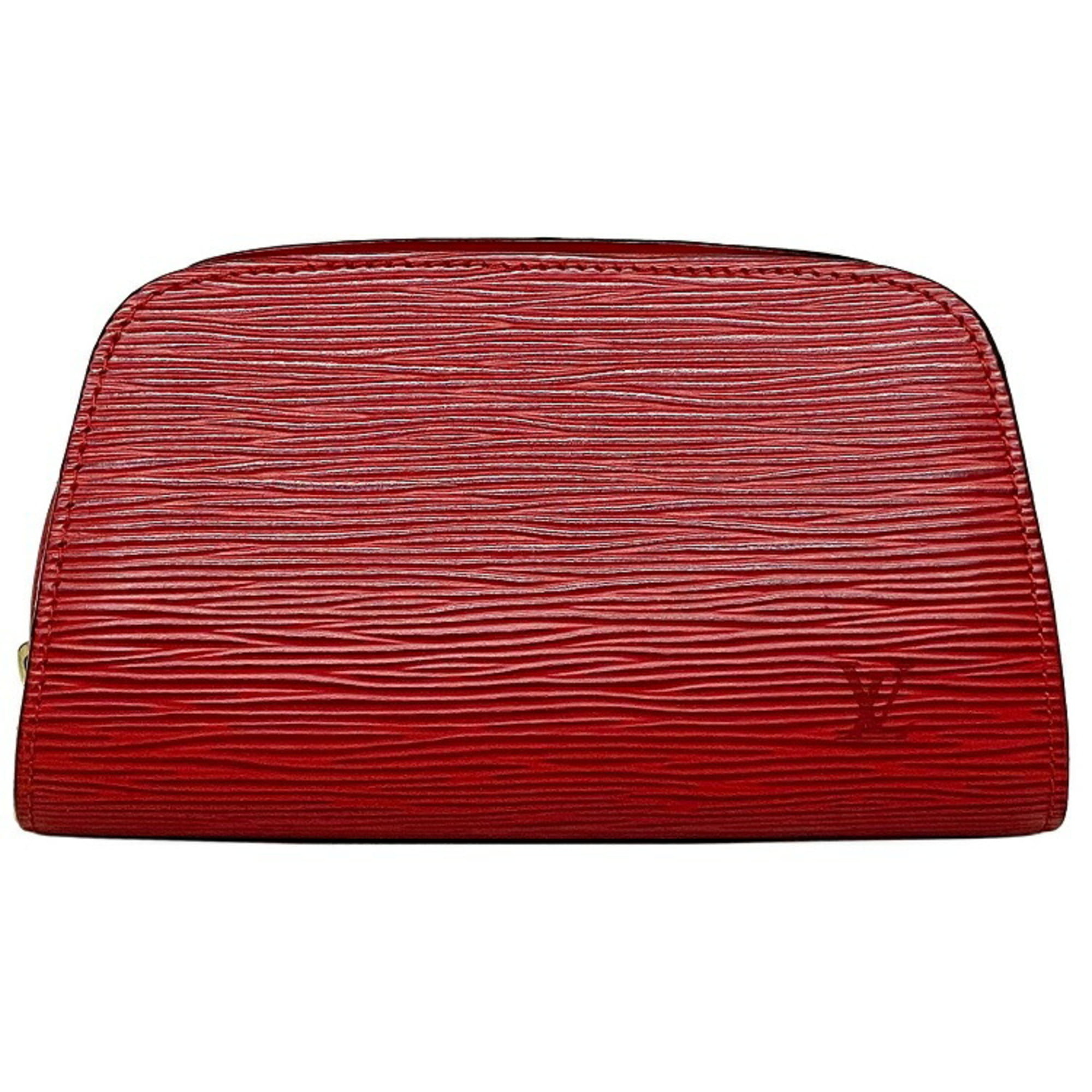 Louis Vuitton, Bags, Louis Vuitton Red Dauphine Epi Leather Pm Cosmetic