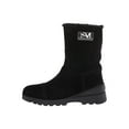 thumbnail image 2 of Sam Edelman Kaylie Black Suede Shearling Weather Lined Snow Winter Boots (BLACK, 7.5), 2 of 5