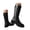 Black, variant on Mostsola Motorcycle Boots for Women Fashion Biker Riding Boots Zip up Chunky MId Calf Boots