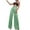 Green, variant on LLYwey Womens Sweatpants Women's Fashion Elegant High Waist Wide Leg Pants Trousers Flare Trousers Zipper Pants Full Length Pants Female Casual Long Pant Style H1241 Rose Gold XL