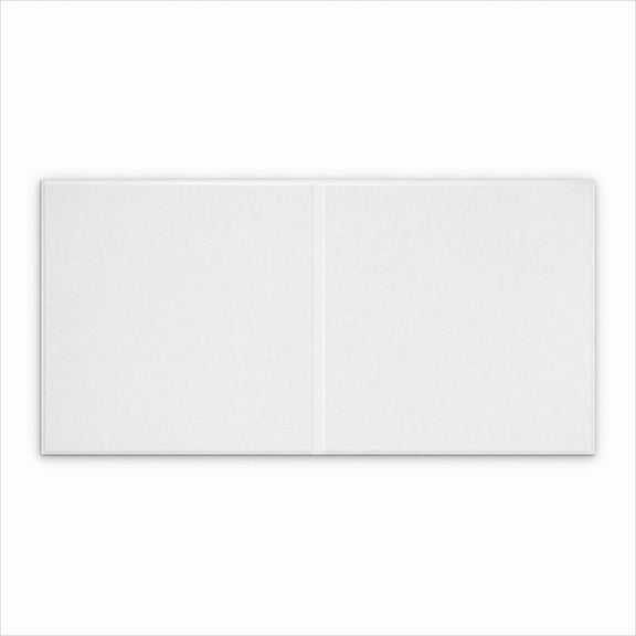 Armstrong 2x4 Sahara Scored Acoustic Mineral Fiber Ceiling Tiles for Suspended Ceiling Grids, 8-Tiles per Pack, White