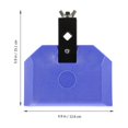 thumbnail image 2 of COOPHYA Percussion Instrument Cowbell Blue Plastic Music Playing Accessory 1Set, 2 of 5