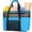 Blue-M02, variant on RAINSMORE Mesh Beach Bag for Women Large Foldable Beach Tote Bags Waterproof Tote Bag Hangbag with Tumbler Pockets Vacation Essentials, Black