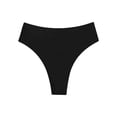thumbnail image 5 of KelaJuan Women's Thong Bikini Bottoms Cross Cutout High Waist Thong Swimsuit Summer Beachwear Swimwear Bathing Suit, 5 of 6