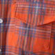 thumbnail image 4 of Camisas De Sport Para Hombre Camisa de manga larga con solapa de hebilla a rayas casual para hombre Blusa superior (Orange, M), 4 of 7