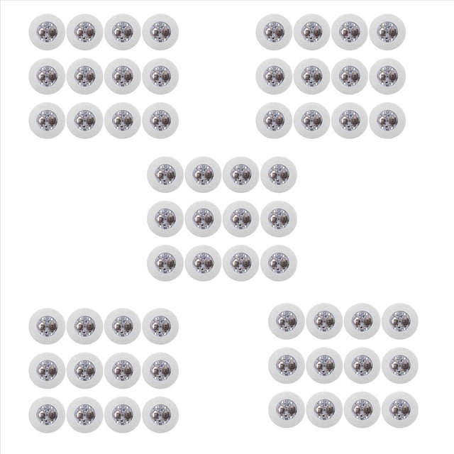 Posavasos LED, Paquete de 60 Posavasos con Luz, Luces LED para , Discos de Posavasos con Pegatinas LED Que Se Iluminan para la con Luz de Flash