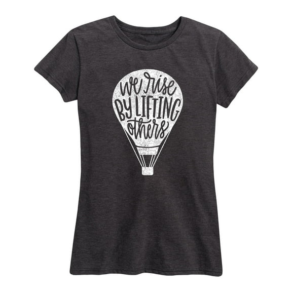 Solid Light - We Rise By Lifting Others - Women's Short Sleeve Graphic T-Shirt