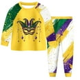 thumbnail image 1 of Ensemble Pyjama 2 Pcs pour Garçons et Filles T-Shirt et Pantalon Tenue pour Enfants Fête de Carnaval, 1 of 3