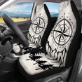 thumbnail image 4 of Qpednta Sunflower Car Seat Covers 4 Pcs, Front Seats and Rear Bench Cover Cushion Auto Seat Cover Protector Automotive Interior Protection Fits most Cars, SUVs, and Trucks, 4 of 7