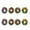 Green, variant on mini wreath 8Pcs Christmas Garland Mini Wreath Christmas Garland Wreath Pendants for Decor Random Style(4.72X4.72X0.39Inch)