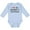 AE-Light Blue, variant on I Love My Mommy's Tattoos Boys or Girls Long Sleeve Baby Bodysuit