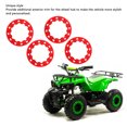 thumbnail image 4 of ATV Wheel Hub Trim Protection Cover for 7 Inch Tires Universal Plastic Go Kart Rim Hub Shield, 4 of 7