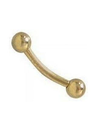 Gold sales eyebrow ring