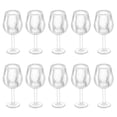 thumbnail image 1 of FELTECHELECTR 10 copas de vino para muñecas, juguetes, accesorios para muñecas, casa de muñecas, copas de vino, juguetes de cocina para niños., 1 of 7