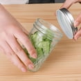 thumbnail image 4 of SUMMIT - 12oz/350ml Mason Jars with Airtight Lids Glass Canning Jars with Regular Lids Spice Jars Honey Jars for Yogurt,Jam,Spice,Overnight Oats Canning, Preserving,Decorations,Jelly,6 Pack (12oz), 4 of 13