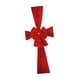 thumbnail image 1 of Puerta de entrada de Navidad con lazo rojo, decoración con lazo rojo para armario de Navidad, lazo para decoración, celebración, chimenea decorativa, 1 of 9