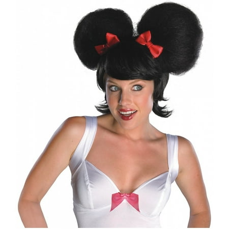Harajuku Wig with Two Buns Adult Costume Accessory