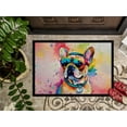 thumbnail image 6 of Carolines Treasures DAC2506MAT 0.15 x 18 x 27 in. French Bulldog Hippie Dawg Doormat, 6 of 6