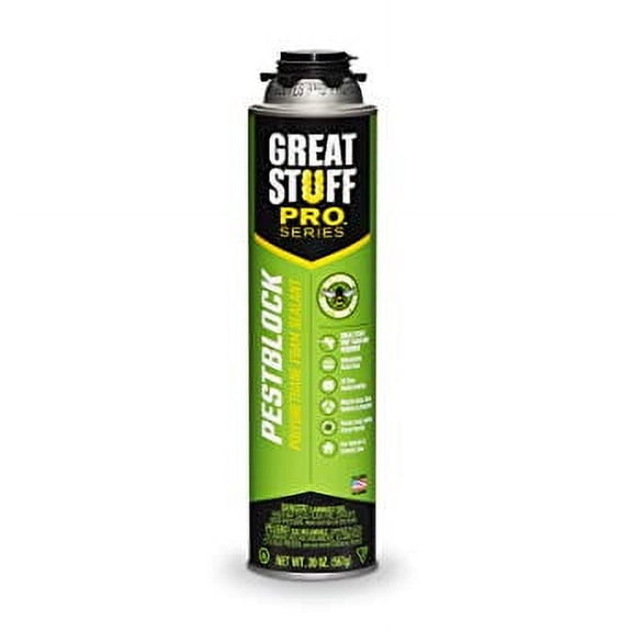 Great Stuff - 11073754 Pro Pestblock Insulating Foam Sealant, 20 fl. oz.