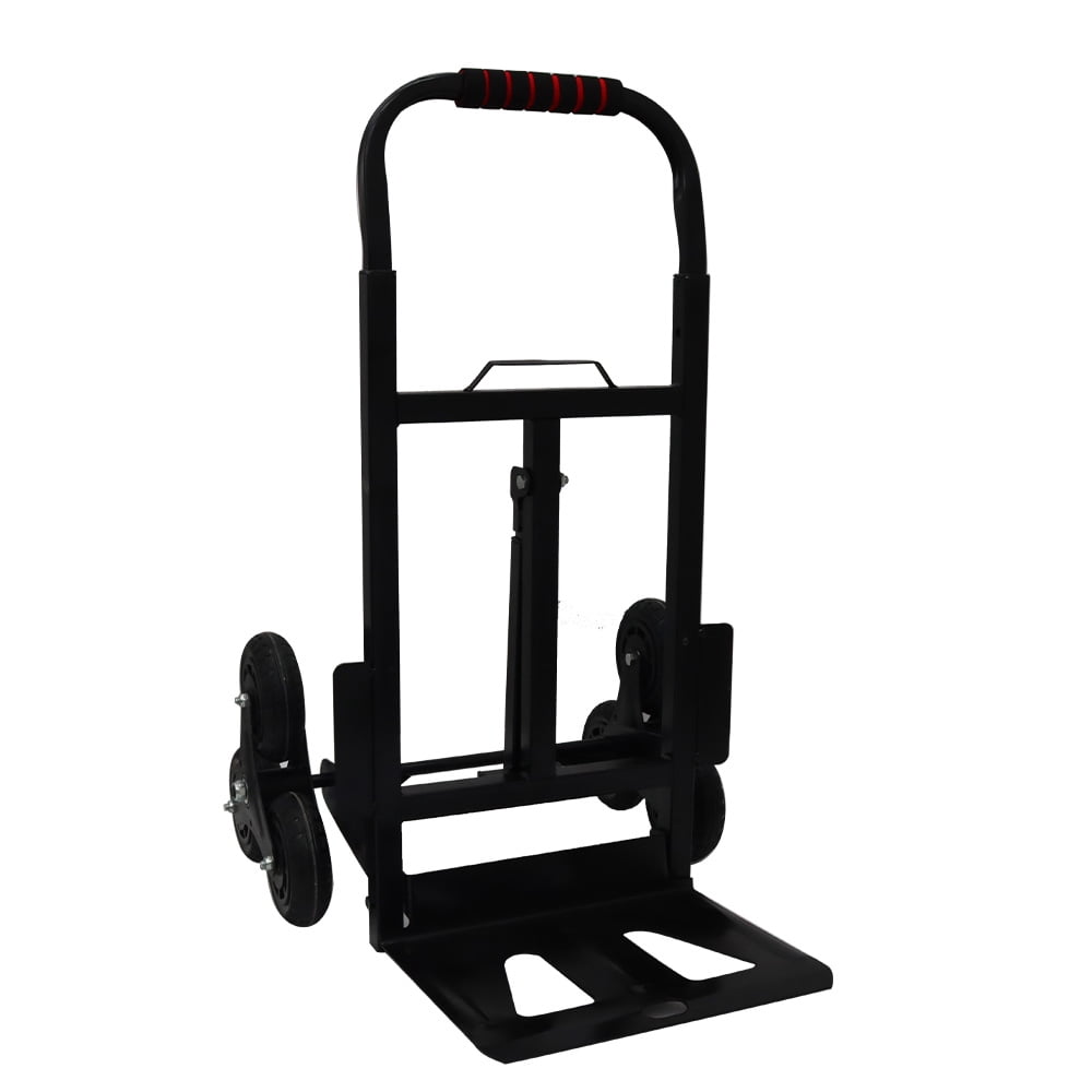Stair Climbing Cart Foldable Handcart Portable Hand Truck 6 Wheel Climbing Stairs Hand Trolley