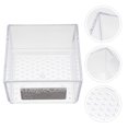 thumbnail image 2 of Caja de almacenamiento de plástico con cajones, compartimentos y organizador de cosméticos., 2 of 7
