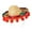 Red Balls, variant on BLESIYA Sombrero Hat Party Costume Mexican Theme Decoration Stylish Creative Mini Sombrero Top Hat Mexican Hat Headband for Halloween Beige Hat