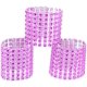 thumbnail image 2 of 20 anillos para servilletas, adorno brillante para boda/ducha/fiesta, envoltura de servilletas (púrpura) Sailing Electrónica, 2 of 5