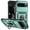 Dark Green, variant on Kryonix for Google Pixel 10 Pro XL 6.8” Phone Case,with Slide Camera Protector,Military Grade Heavy Duty Protection Cover,360 Metal Rotating Ring Kickstand Holder,Armor Shockproof Case,Blue