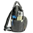 LAND Baby Diaper Backpack, Multifunction Waterproof Travel Nappy Changing Bag Mommy Gray Color