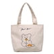 thumbnail image 4 of Bolsa de mano para mujer, lavable, reutilizable, bonita, con asa superior, para la compra. Blanco, 4 of 9
