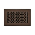 thumbnail image 3 of Registre de Ventilation de Sol en Fonte 5′′ x 9′′ – Design Champignon Robuste, Couverture de Ventilation Artisanale Sans Rouille avec Amortisseur Réglable, Revêtement en Poudre Repostable pour Sols et Murs, 3 of 7