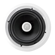 Pyle 8” Ceiling Wall Mount - Pair Of 2-Way Midbass Woofer Speaker Directable 1” Titanium Dome Tweeter Flush Design W/ 55Hz-22kHz Frequency Response & 300 Watts Peak Easy Installation - Pyle PDIC80