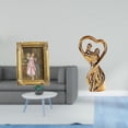 thumbnail image 2 of Marco De Fotos De Resina, Soporte Para Tarjetas, Póster, Marco De Fotos Con Frente De Vidrio, Figura De Pareja, Estatua, Recuerdo, Regalo Para Amantes, Escultura Para Escritorio, Mesa, Pared,, 2 of 8