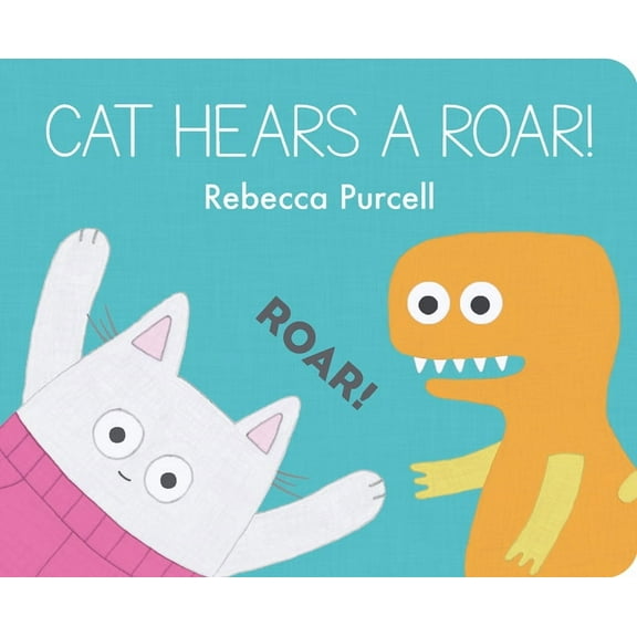 Cat and Friends Cat Hears a Roar!, (Board Book)