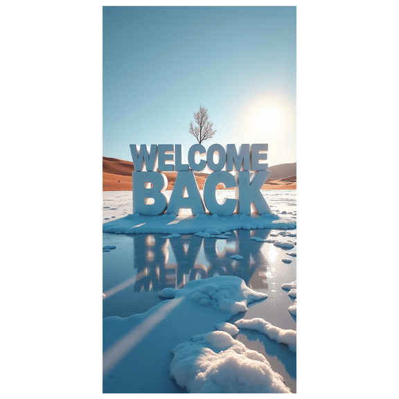 Miniature Welcome Back Banner with Heart Design Party Decoration Background Backdrop for Homecoming Parties Celebration Events Family Gatherings Photo Props