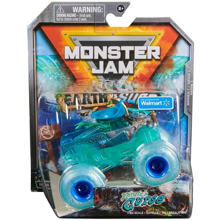 Monster Jam 1:64 Earth Vs. Surf EarthShaker (Walmart Exclusive)