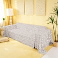 thumbnail image 2 of meiyoeat Chic Floral Sofa Cover Slipcover 71x91 for Girls, Gray White Chair Loveseat Couch Cover, 2 of 6